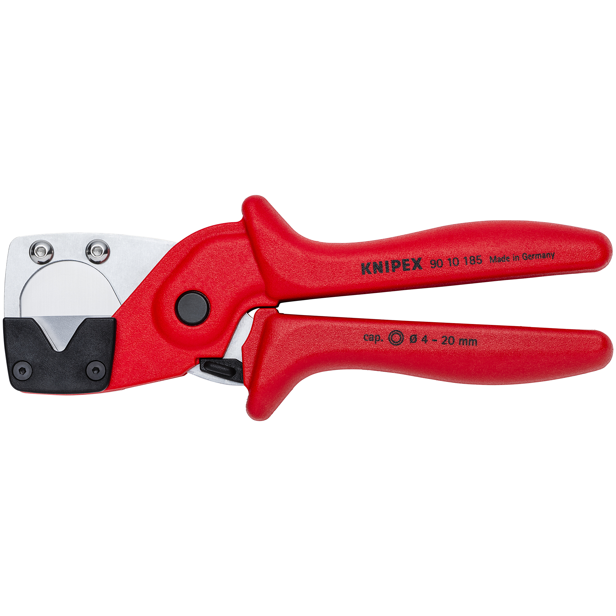 KNIPEX, Pneumatic Hose Cutter, 7.25in., Max. Diameter 0.75 in, Blade Material Steel, Length 7.25 in, Model# 90 10 185